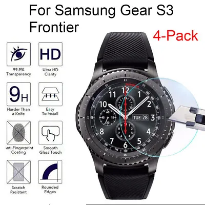 4XPcs Tempered Glass Screen Protector Film For Samsung Gear S3 Frontier • $13.01