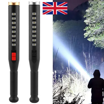 300M LED Torch Flashlight Bright Emergency Security Lamp Lights Fast Charge • £5.99