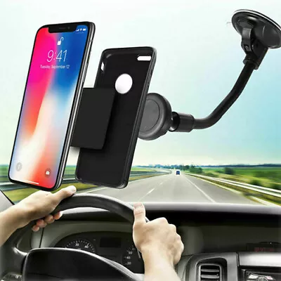 360° Mount Car Holder Windshield Stand For IPhone Samsung Mobile Cell Phone GPS • $7.99