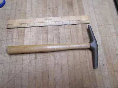 Vintage G.w. Mount Patened Brass Magnetic Upholstery Tack Hammer Leather Tool  • $17.99