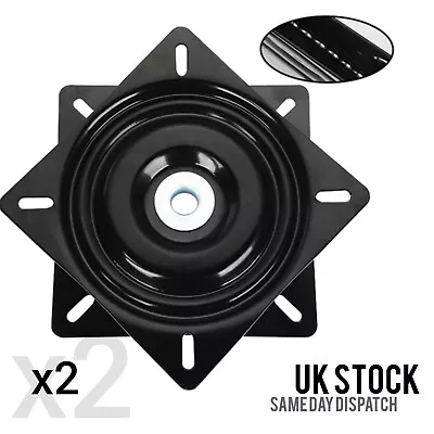 2pc Heavy Duty Noise Seat Swivel Mount Marine Boat 360 Rotating Turntable Stool • £19.99