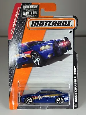 Matchbox Dodge Charger Pursuit Police/State Trooper Car Blue NOT MINT A6 • $12.99