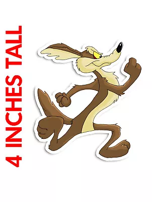 4 Inch WILE E. COYOTE FUNNY GASSER RAT ROD HOT ROD VINTAGE RACING RAT FINK DECAL • $3.99