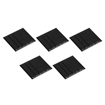 Mini Solar Panel Cell 2.5V 80mA 0.2W 48.5mm X 42.5mm For DIY Project Pack Of 5 • $8.83