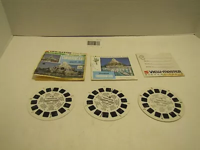 Gaf View-master A-179 Disneyland Tomorrowland Rough Sleeve  3 Reel Set • $19.99