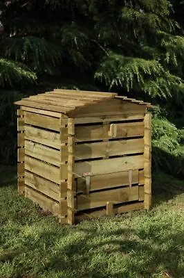 £139.99 • Buy Wooden Garden Compost Bin Forest Beehive Pressure Treated Composter 86 X 0.75...