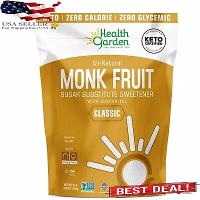 Health Garden Keto CertifiedNatural Monk Fruit Sugar Substitute Sweetener3 Lb • $34.99