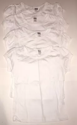 LOT Of 4 Blank Girl's Monag Puff Short Sleeve Shirts Size 4 - NEW • $20