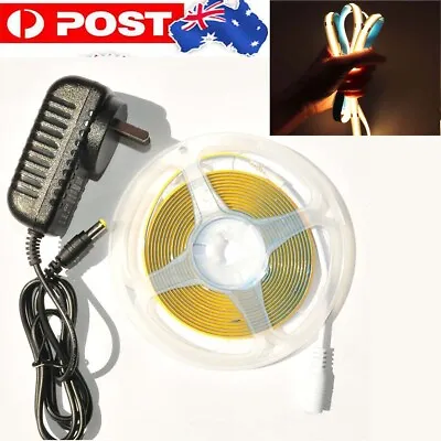 COB LED Strip Lights Flexible Super Bright 5M Warm Natural Cold White For Room • $29.69