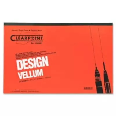 Clearprint Plain Vellum Pad - 50 Sheet - 16 Lb - Tabloid 11  X 17  - 50 / Pad - • $38.61