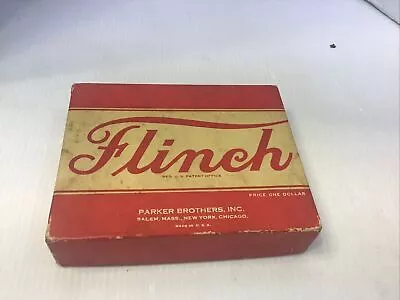 Vintage FLINCH Card Game Parker Brothers Complete • $12.99