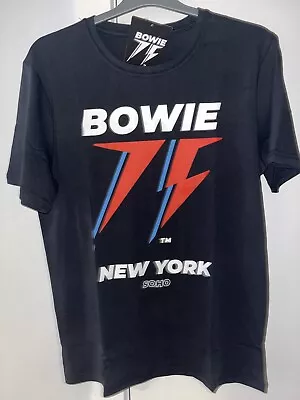 David Bowie T-Shirt Tee New Music Size (S) Small New York Soho Rock Pop • $26.99