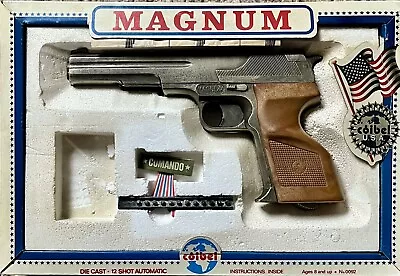 Super Rare  Vintage “Coibel Magnum” Diecast Toy Cap Gun From Spain 1986 • $85
