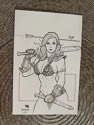 Invincible Red Sonja #6 1:20 Incentive B/w Virgin Cover 1 • $0.99