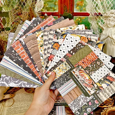 £4.45 • Buy 12X Vintage Butterfly Floral Music Background Paper Scrapbooking DIY Album Craft