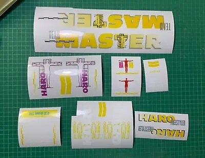 89-90 Haro Master Bmx Sticker Decals • $61.92