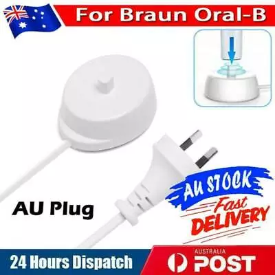 $19.99 • Buy Toothbrush Dock Charger Base For BRAUN ORAL-B 3757 4729 OralB Model AU Plug 