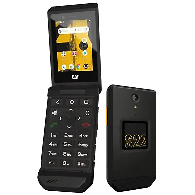 Brand New CAT S22 FLIP - 16GB - Black  Unlocked Fully Functional ! • $59.20