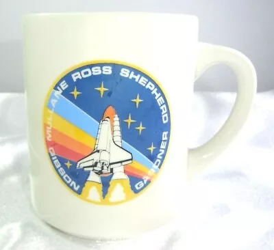 GIBSON MULLANE ROSS SHEPHERD GARDNER Nasa Crew Space Shuttle Mission Ceramic Mug • $13.62