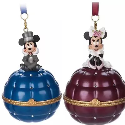 Disney Parks Ornament Minnie And Mickey Mouse Engagement Ring Presentation Set • $60