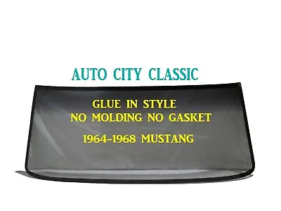 GLUE IN Windshield Glass Mustang HT Convert Fastback 1964 - 1968 Smoke Grey • $400