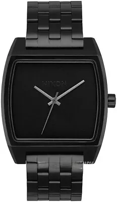 Nixon Time Tracker All Black Watch 37mm Water Resistant A1245 001 New In Box • $84