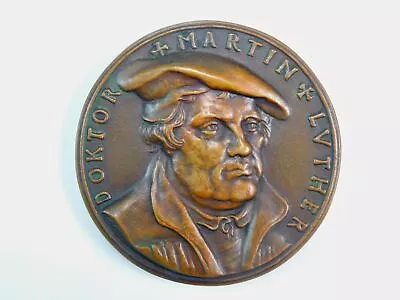 Antique German Germany WW1 1924 Martin Luther Karl Goetz Bronze Table Medal • $465