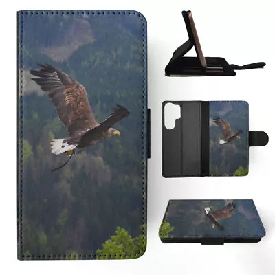 Flip Case For Samsung Galaxy|cool Brown Hawk Eagle Bird #19 • $19.95