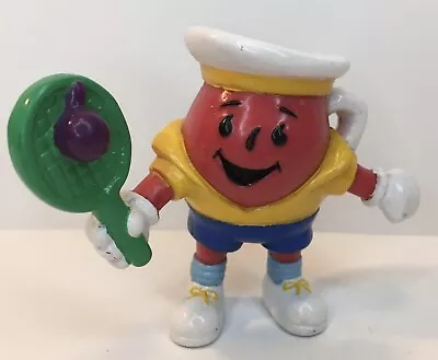 Vintage KOOL-AID Man TENNIS PLAYER Figure PVC W. Racket KRAFT FOODS 2  • $6.75