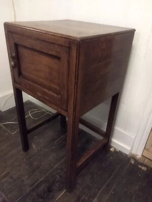 £100 • Buy Vintage Oak Pot Cupboard Bedside Table