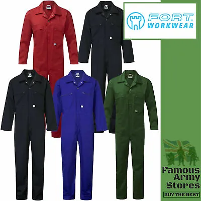 £21.95 • Buy Mens Heavy Duty BoilerSuit Zip Front Tuff Work Boiler Suit Coverall Overall 