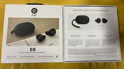 B&O E8 True Wireless InEar Headphones Black *FOR PARTS ONLY* SET OF 3 PCS • £17.99