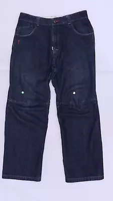 C3917 VTG Ecko Unltd. Denim Foundry Blue Hip Hop Baggy Denim Jeans Size 32 • £13.49