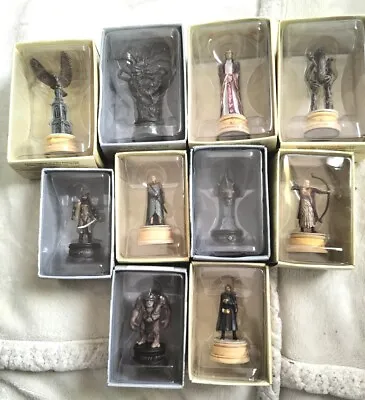 Lord Of The Rings Eaglemoss Chess Set Lead Figures X 10 Boxed New. • £13.01
