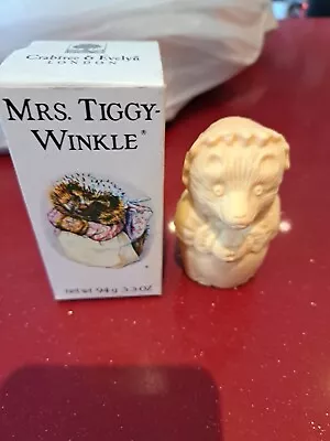 Crabtree & Evelyn London Mrs Tiggy Winkle  Shaped Soap In Box.  1978 Vintage  • £9.99