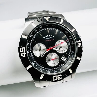 £79.99 • Buy Mens Rotary Chronospeed - Quartz Chronograph Watch - GB03375/04