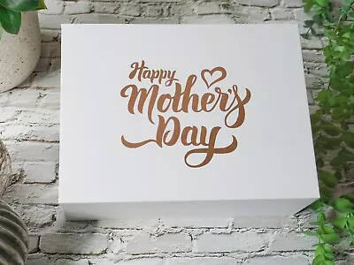 Mothers Day Gift Box | Luxury Mothers Day Magnetic Box | Surprise Mum |White • $19.95