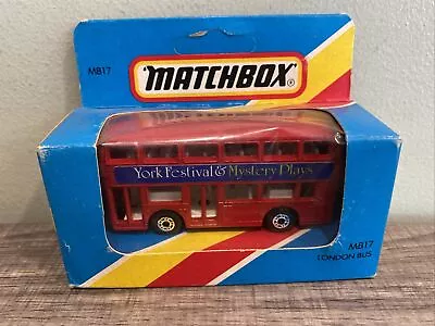 1983 Matchbox Lesney Superfast Mb17 London Bus York Festival & Mystery Plays • $7.99