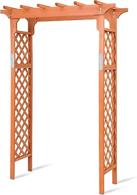 Wooden Pergola Garden Arbour Climbing Rose Arch Gate Archway Outdoor Wood Plant • £159.95