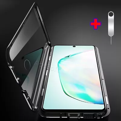 Magnetic Tempered Glass Case Cover For T-Mobile Samsung Galaxy Note 10 SM-N970U • $20.20