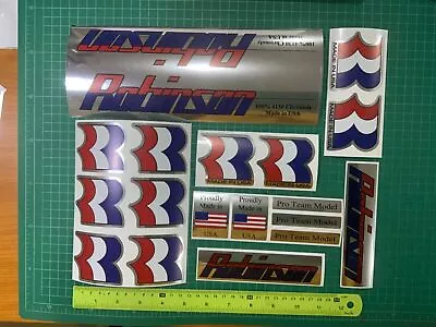 1986 Robinson Pro Backing With Chrome Bmx Sticker Decals • $65.60