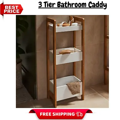 Anko 3 Tier Bathroom Caddy Shelf Storage Rack Basket Holder Organiser Shelves • $27.98