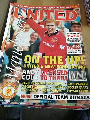 £0.75 • Buy Manchester United Magazine November 1995 Volume 3 Number 11