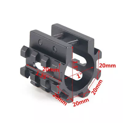 Universal Clamp On Picatinny Weaver Rail Accessory Barrel Mount Selection US • $5.99