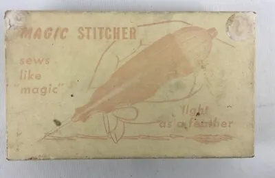 Vintage  Magic Stitcher Vintage Sews Like Magic Light As A Feather In Box V2 • $7.99