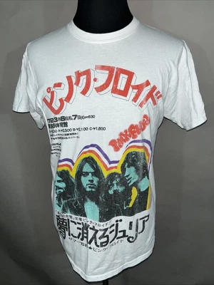 $6 • Buy Official Pink Floyd Mens Japans Poster Graphic Concert T-Shirt Sz Large