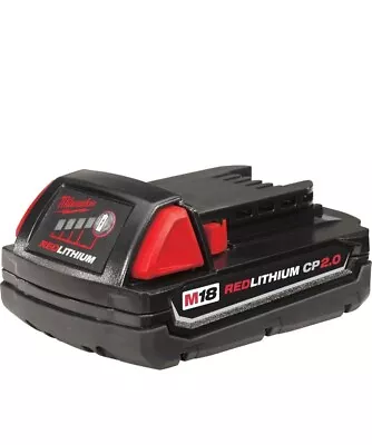 Milwaukee 48-11-1820 (1) M18 Red Lithium 2.0Ah Battery Pack  • $32.99