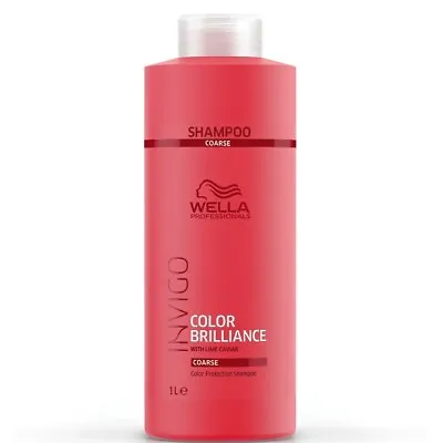 £17.96 • Buy Wella INVIGO Color Brilliance Color Protection Shampoo For Coarse Hair 1000ml