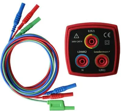 LDM-R2 Socket Test Adaptor & LDM-160 Lead Set For MEGGER Testers • £29.50