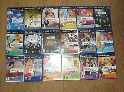 £6.99 • Buy Ps2 - Singstar Series - Multi Listing Various Titles  Choose Title Add To Basket